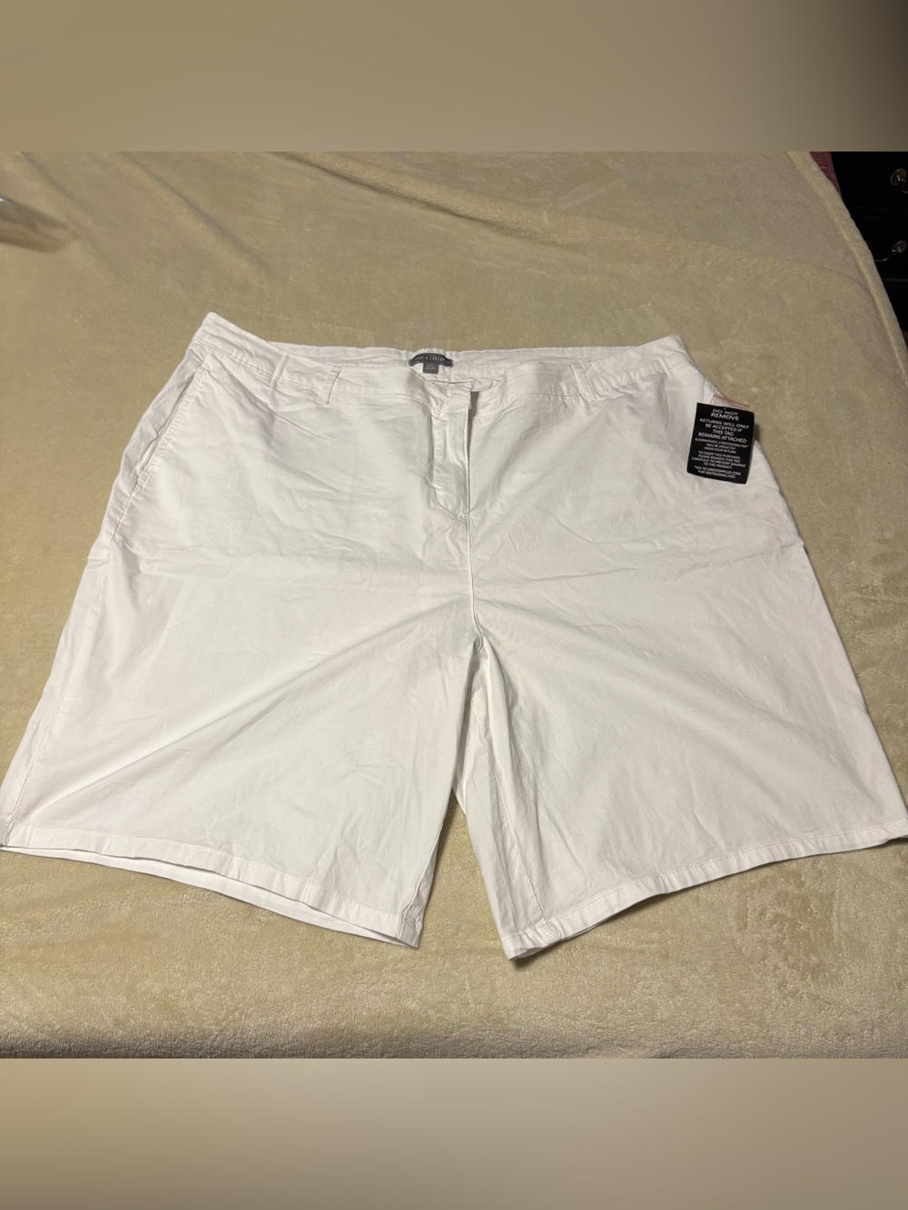Jessica London White Women's Jean Shorts